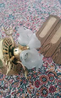 پنکه سه حالته،بخاری و لوستر دار تزئینی