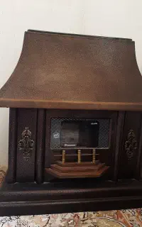 بخاری شومینه سایز بزرگ در حد نو۱۵میلیون