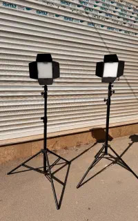 نور LED دو رنگ به همراه پایه