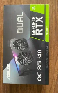 کارت گرافیک rtx 3060 ti asus dual