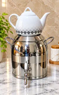 ست کتری و قوری شیردار زیبایی و کیفیت درکنار شما