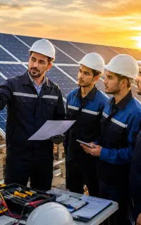 آموزش طراح نصاب سیستم پنل برق خورشیدی کمک استخدام