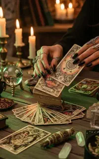 قهوه و تاروت و شمع تراپی