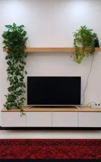 میز تلویزیون ام دی اف دیواری