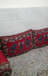 ست کامل پشتی وبالش پته