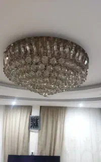 لوستر سقفی کریستال
