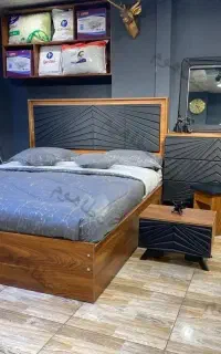 تخت خواب مدل سلنا MDF / عطاهوم گوهردشت/ تشک و ..