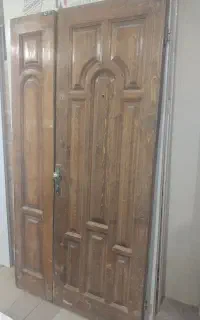 باسلام درب دولنگه تمام چوب