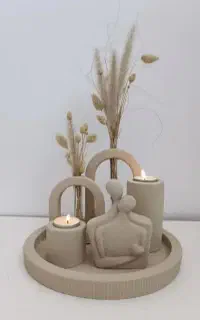 ست های زیبا کنارمبلی. متریال سنگ مصنوعی