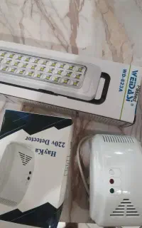 نشت یاب گاز و مهتابی شارژی