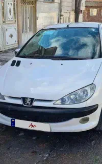 پژو ۲۰۶ sd درحد خشک /شاسی‌ها پلمپ/ کم کارکرد