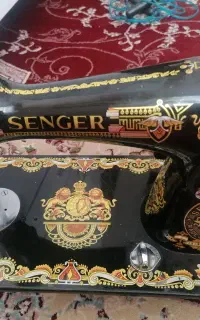 چرخ خیاطی سینگر.  جفت شیر