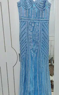 لباس مجلسی مهره دوزی