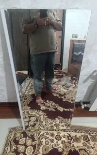 آینه قدی باچرخ بدون چرخ