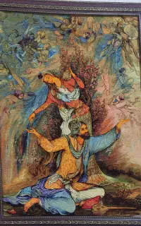 تابلو فرش دستبافت