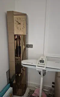 اتو پرس ژانومه وساعت ایستاده آیینه