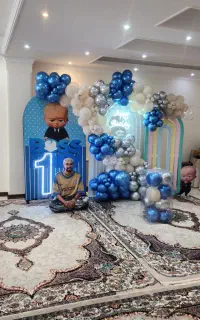 تم تولد،بادکنک آرایی،فینگرفود،گل آرایی
