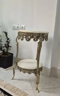 میز تلفن برنز