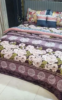 روتختی دونفره شش تیکه شامل  پتو شادیلون