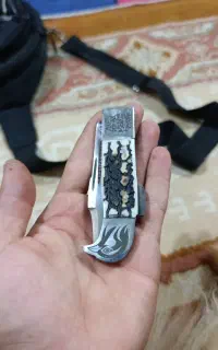 چاقو کبوتری قلمزنی
