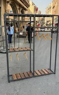 کافی بار میزصندلی چوبی کشویی