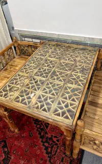 میز و نیمکت ۴نفره