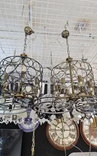 لوستر روستیک فلزی «آذرخش کدM۵۴۳۲