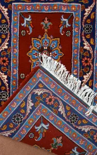 یک‌جفت قالیچه دستبافت هریس