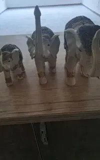 مجسمه خانواده فیل تزئینی دکوری