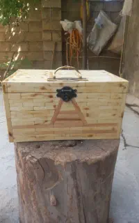خانه چوبی باجعبه