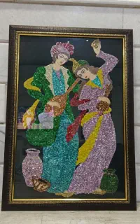 تابلو پولک دوزی (منجق دوزی) زیبا
