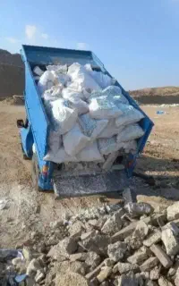 حمل نخاله و مصالح ساختمانی