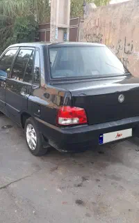 پراید ۱۳۲ مشکی ۸۹ هیدرولیک بی رنگ بی ضربه