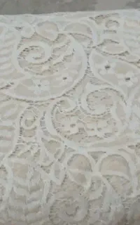 پارچه گیپور همراه استری