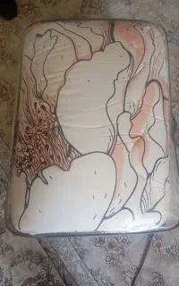 یک عدد رو تختی دو نفره جنس الیاف نونو