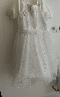 لباس عروس وکفش ست بچگانه