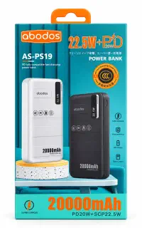 پاوربانک با کیفیت بالا و گارانتی20000mAh  -PS19