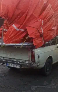 حمل بار با وانت مبلی با پتو