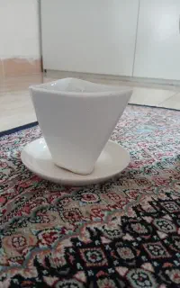 چهار عدد گلدان سفالی