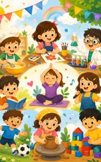 کمپ پاییزانه ویژه سنین ۵ تا ۱۲ سال