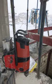 کرگیری وسوراخکاری ازبتن مسلح