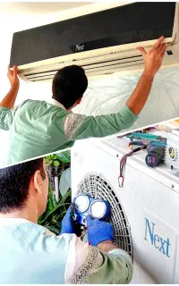 «نصاب و نصب و جابجایی و شارژ گاز کولرگازی»