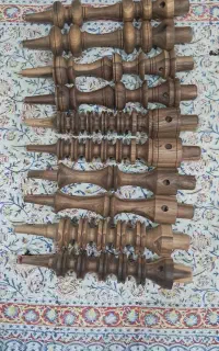 ۱۰عددتنه قلیان چوب گردوی تویسرکان فقط تا جمعه