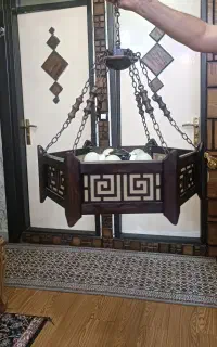 لوستر چوبی سنتی