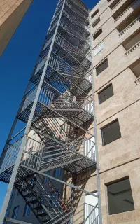 پله فرار نما رومی برشکاری کلیه خدمات جوشکاری