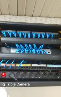 کابل کشی برق شبکه دوربین