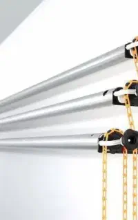 بریل زنجیری ۲ محوره با یک عدد لوله، پرده عکاسی فون