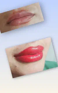 شیدینگ فیبروز ابرو بن مژه تتو میکروبلیدینگ رژلب
