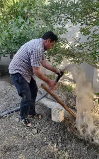 حفاری چاه آب درآوردن شناور   تضمینی حسن زاده