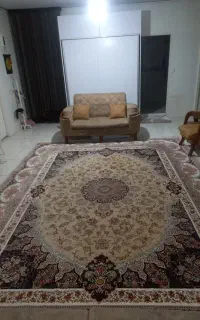 فرش ۱۲ متری ۱۲۰۰ شانه کرم روشن